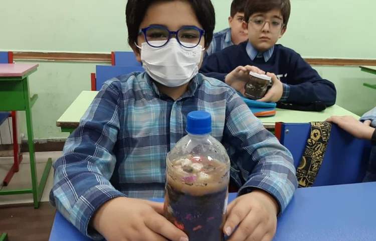 ساخت دست سازه خلاق سنگ های رسوبی 4