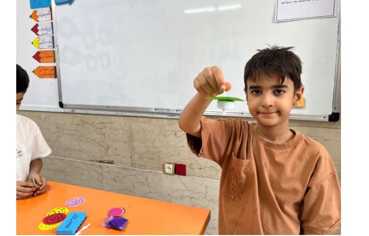 ساخت دست سازه فرفره 4