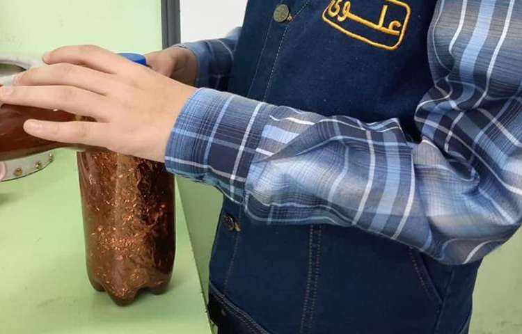 ساخت دست سازه فلاسک خانگی 2