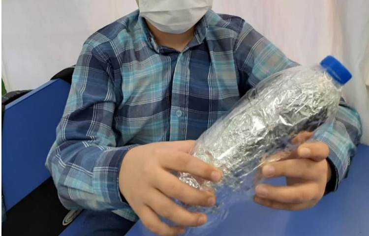 ساخت دست سازه فلاسک خانگی 6