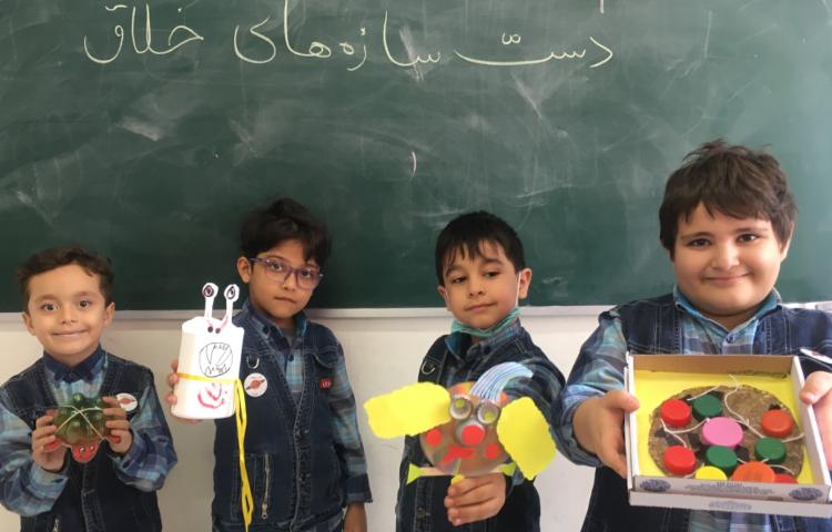 ساخت دست سازه های خلاق با مواد دورریختنی و بازیافتی 3