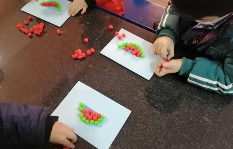 ساخت دست سازه هندوانه شب یلدا 5