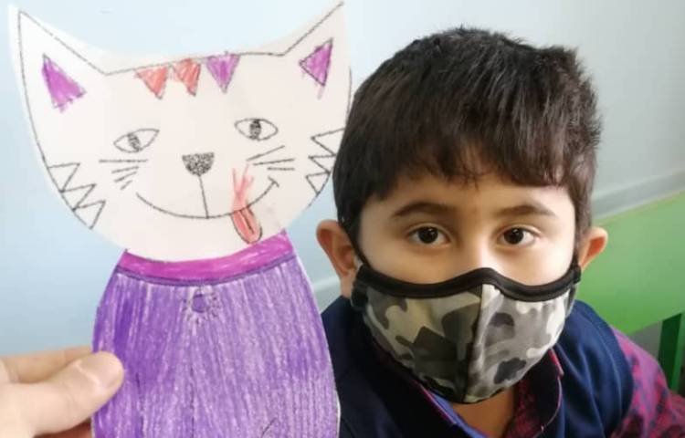 ساخت دست سازه و نقاشی گربه 8