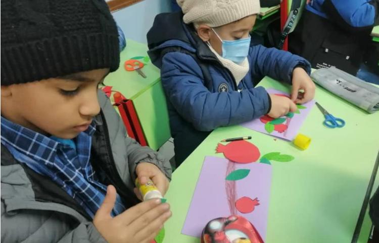 ساخت دست سازه کارت تبریک یلدا 3