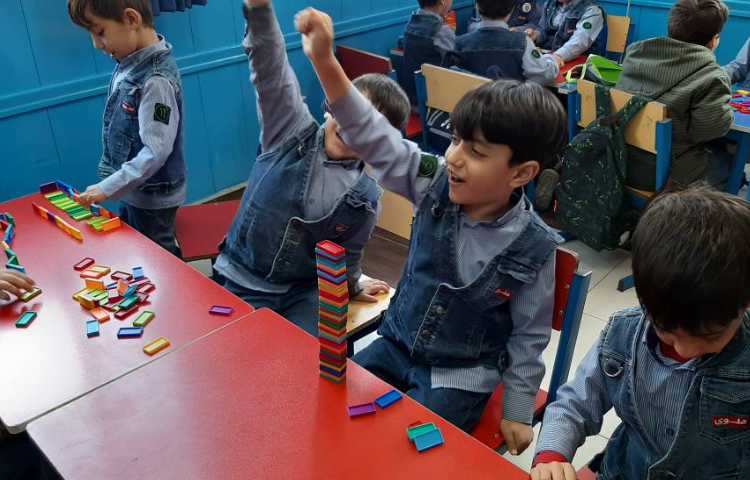 ساخت دومینوهای جذاب و هیجان انگیز با گل پسرای خودم