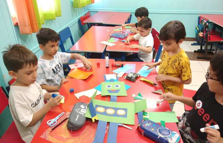 ساخت ربات اشکال هندسی 3