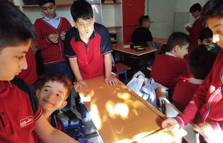 ساخت رنگین کمان و کاربرد عدسی و منشور 8