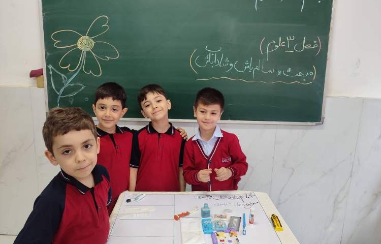 ساخت روزنامه دیواری مبحث( بهداشت‌فردی) برای فصل3 علوم در کلاس انجام شد 2