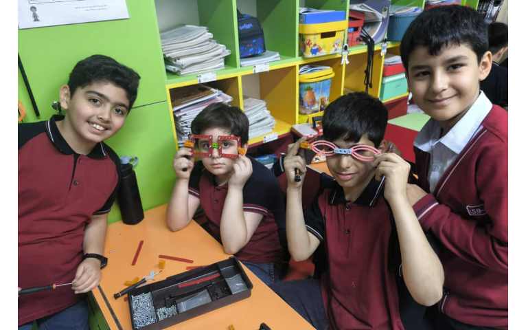 ساخت سازه ی عینک 3