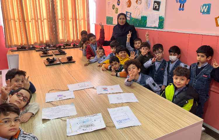 ساخت شبکه کامپیوتری با نقاشی دانش آموزان 1