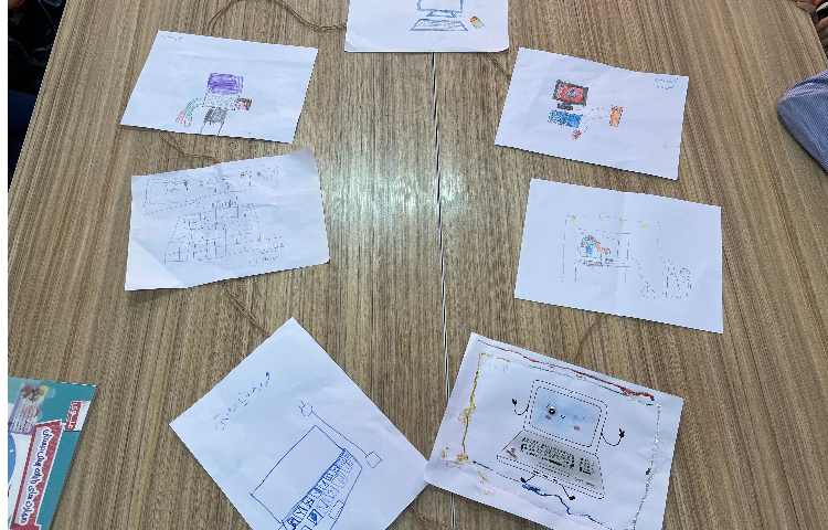 ساخت شبکه کامپیوتری با نقاشی دانش آموزان 2