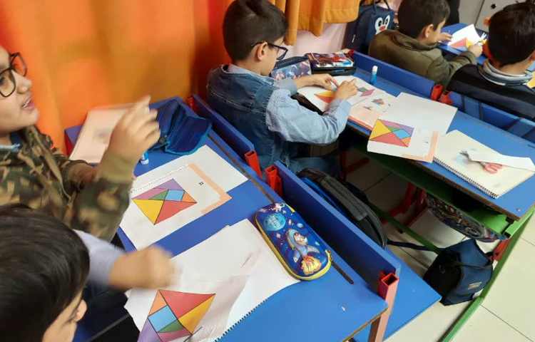 ساخت شکلهای مختلف با تانگرام(مساحت) 1