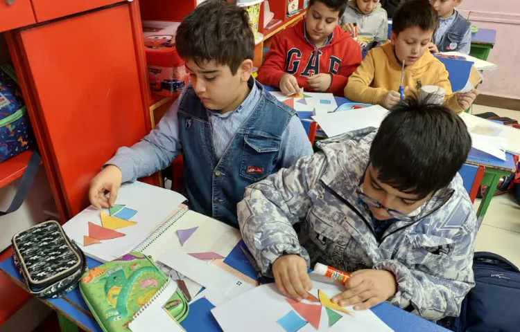 ساخت شکلهای مختلف با تانگرام(مساحت) 3