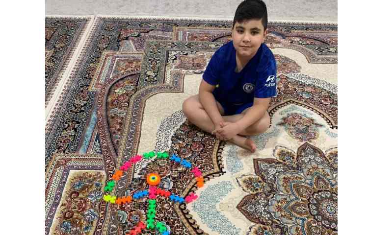 ساخت شکل های تانگرامی در کلاس ریاضی پایه دوم 2