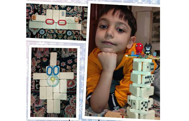 ساخت شکل های تانگرامی در کلاس ریاضی پایه دوم