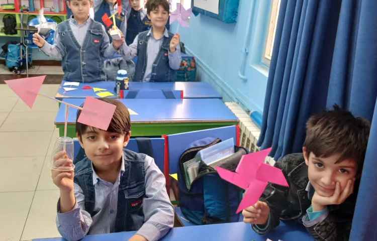 ساخت فرفره و بادنما 3