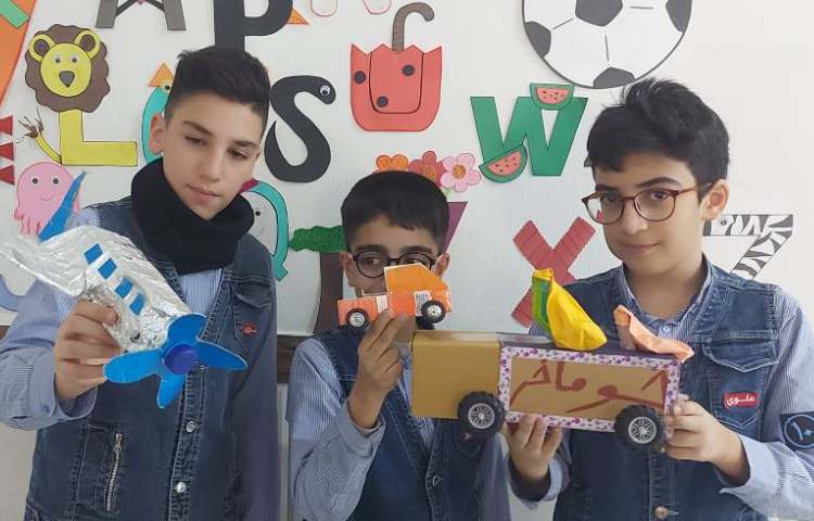 ساخت ماشین دست ورزی درس علوم طراحی کنیم و بسازیم 1