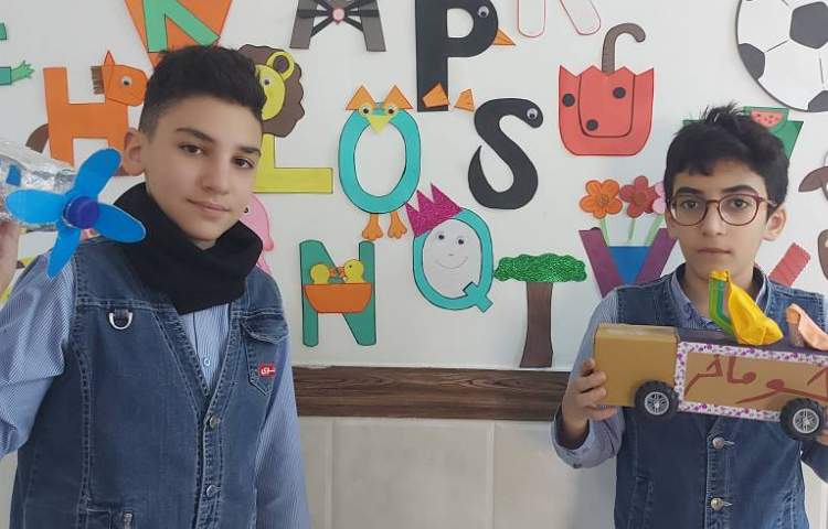 ساخت ماشین دست ورزی درس علوم طراحی کنیم و بسازیم 2