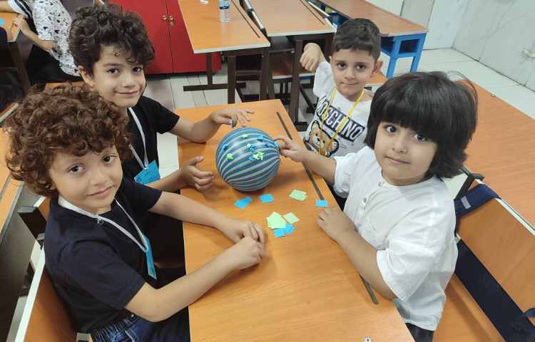 ساخت ماکت کره‌ی زمین 3