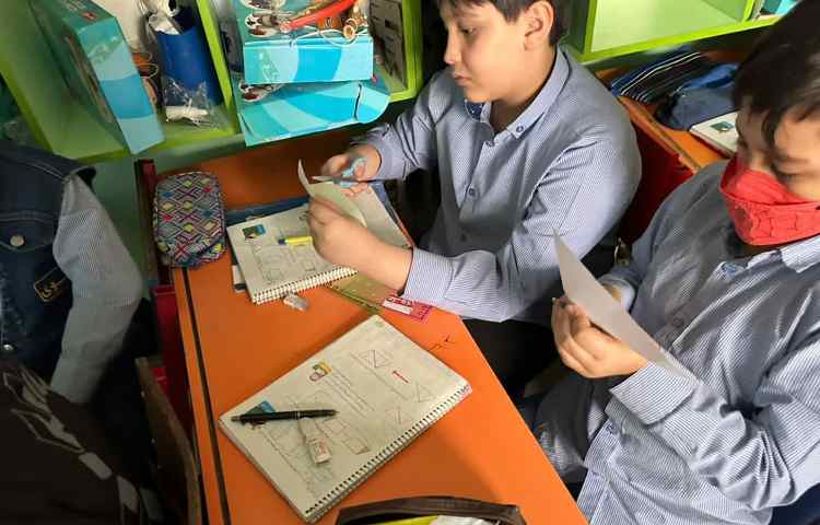 ساخت متوازی الاضلاع به کمک دو مثلث 1