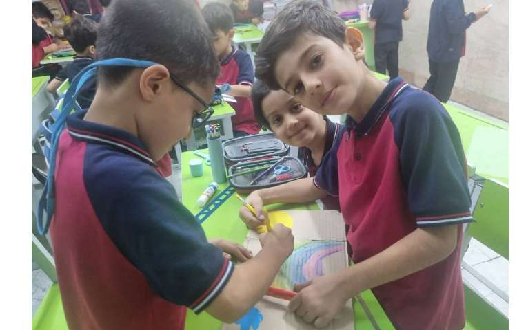 ساخت مراحل تشکیل رنگین‌کمان 1