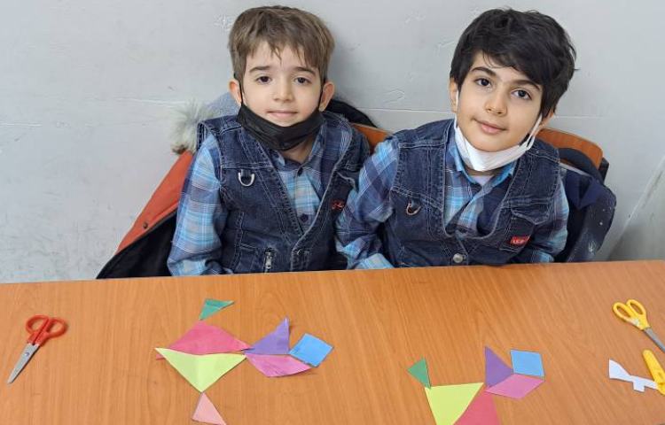 ساخت مربع تانگرام 1