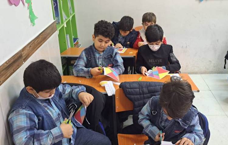 ساخت مربع تانگرام 2