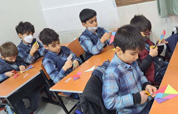 ساخت مربع تانگرام 5