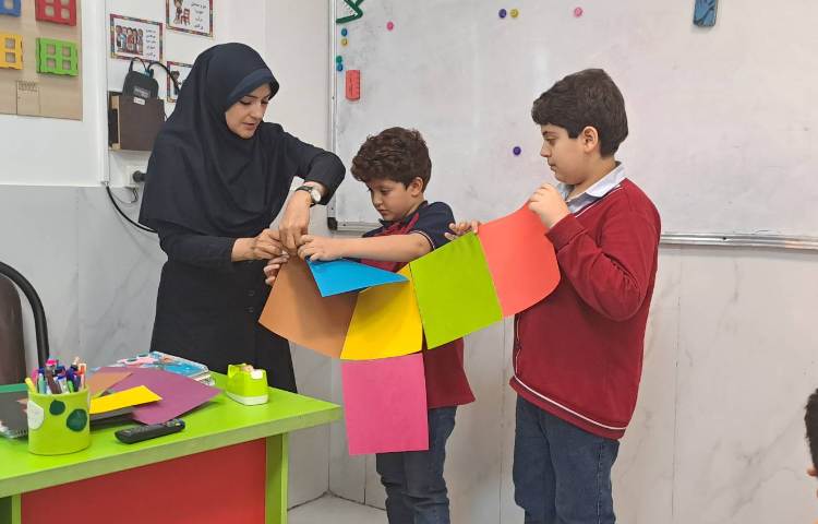ساخت مکعب درس ریاضی 5
