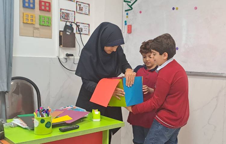 ساخت مکعب درس ریاضی 6