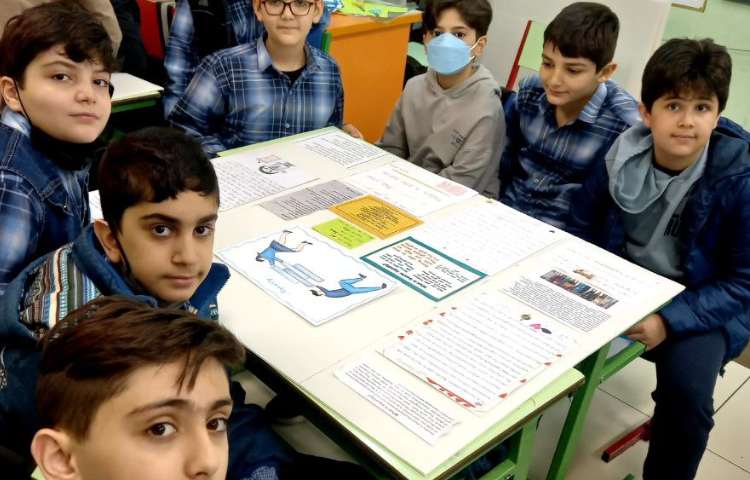 ساخت و طراحی پوستر زبانی هفته ملی علوم پایه پنجم دبستان 5