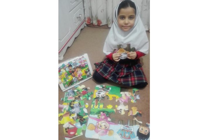 ساخت پازل لیانا محمدی(روز جهانی پازل) 2
