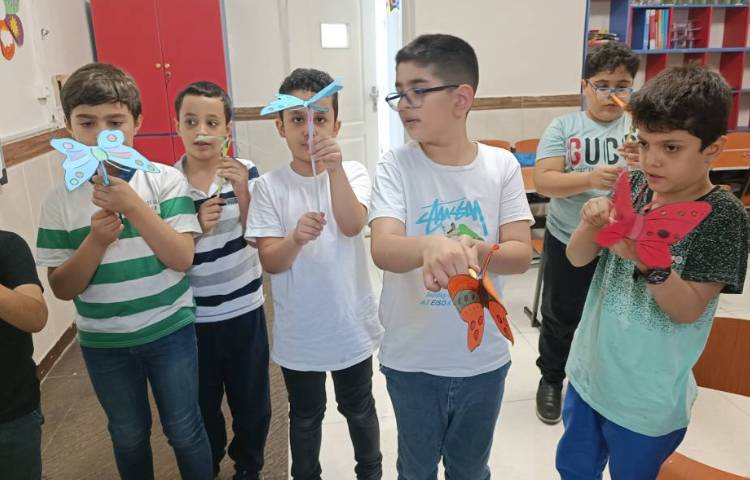 ساخت پروانه متحرک 2