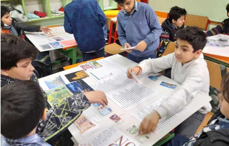 ساخت پوستر هفته ملی علوم دانش آموزان پایه چهارم دبستان 1