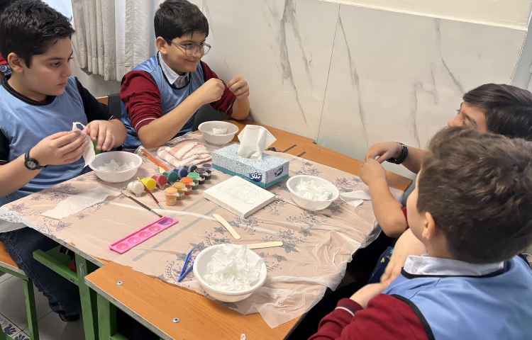 ساخت پیپر آرت در هفته ملی علوم 2