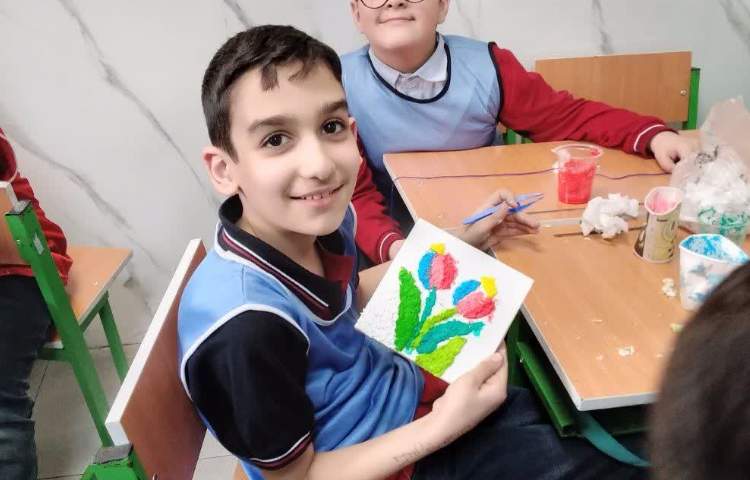 ساخت پیپر آرت در هفته ملی علوم 5
