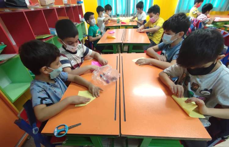 :ساخت کاردستی الگو و کاردستی ساعت، کلاس فضانوردان 13