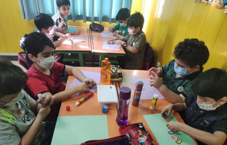 :ساخت کاردستی الگو و کاردستی ساعت، کلاس فضانوردان 3