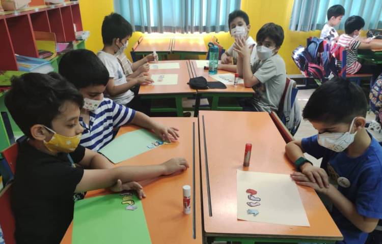 :ساخت کاردستی الگو و کاردستی ساعت، کلاس فضانوردان 4