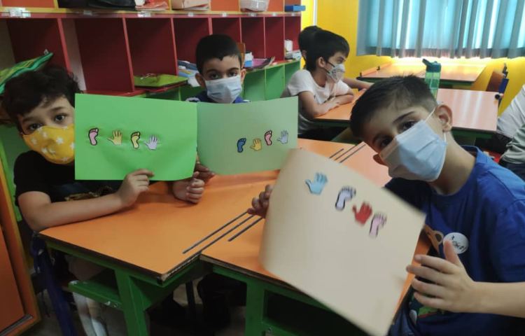 :ساخت کاردستی الگو و کاردستی ساعت، کلاس فضانوردان 6