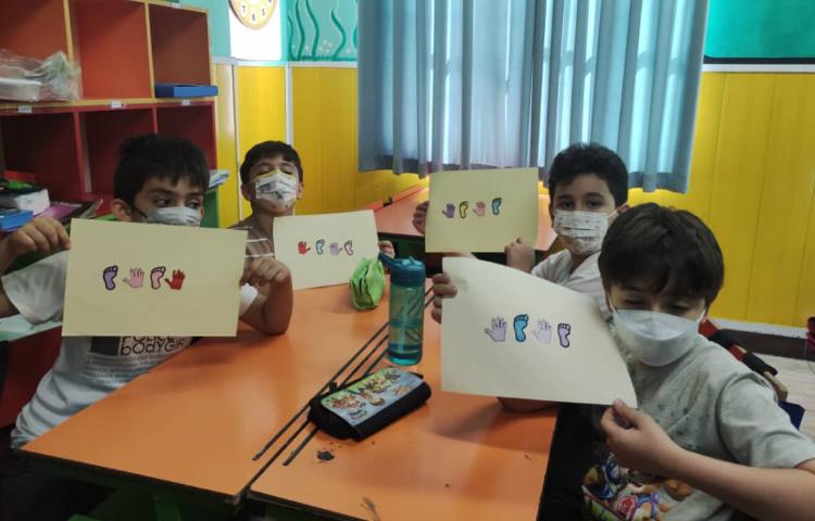 :ساخت کاردستی الگو و کاردستی ساعت، کلاس فضانوردان 7