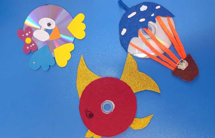 ساخت کاردستی با سی دی 1