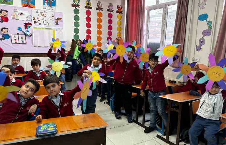 ساخت کاردستی خورشید کلمات ( و _ُ استثنا) 1