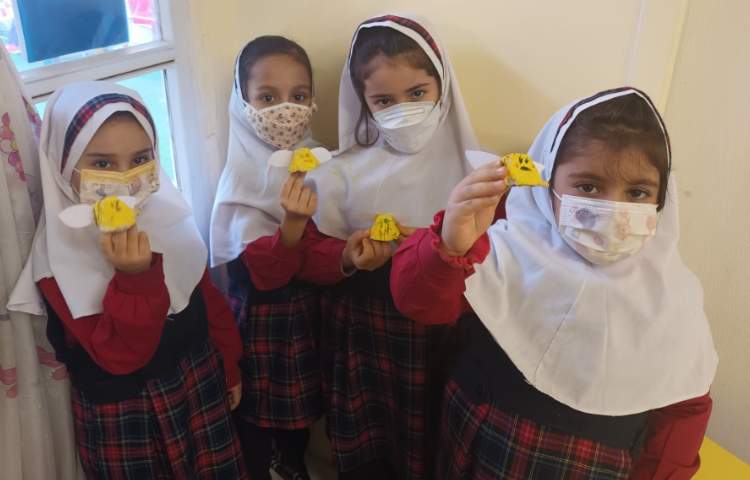 ساخت کاردستی زنبور 4