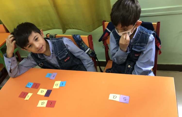 ساخت کلمات با حروف تدریس شده 1