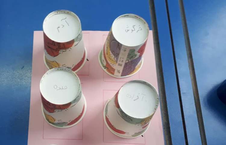 ساخت کلمه با نشانه های در هم ریخته 4