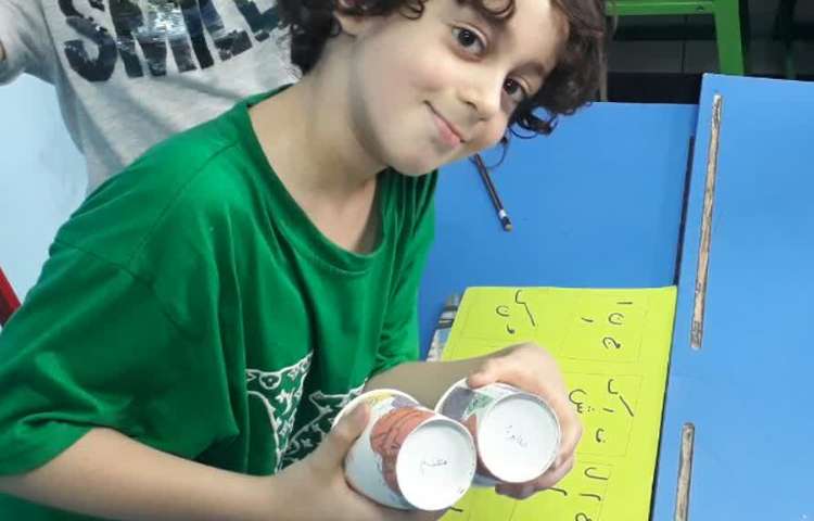 ساخت کلمه با نشانه های در هم ریخته 5