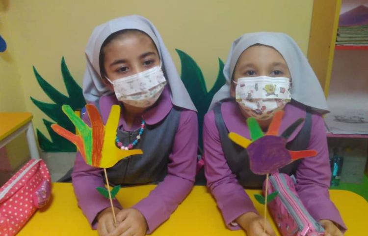 ساخت گل با اثر دست