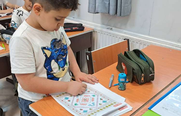 ساعت ریاضی مبحث تقارن 2