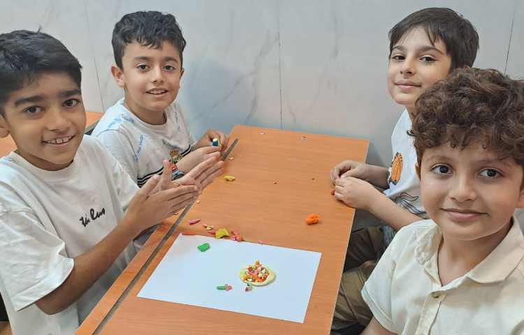 ساعت ریاضی مفهوم کسر